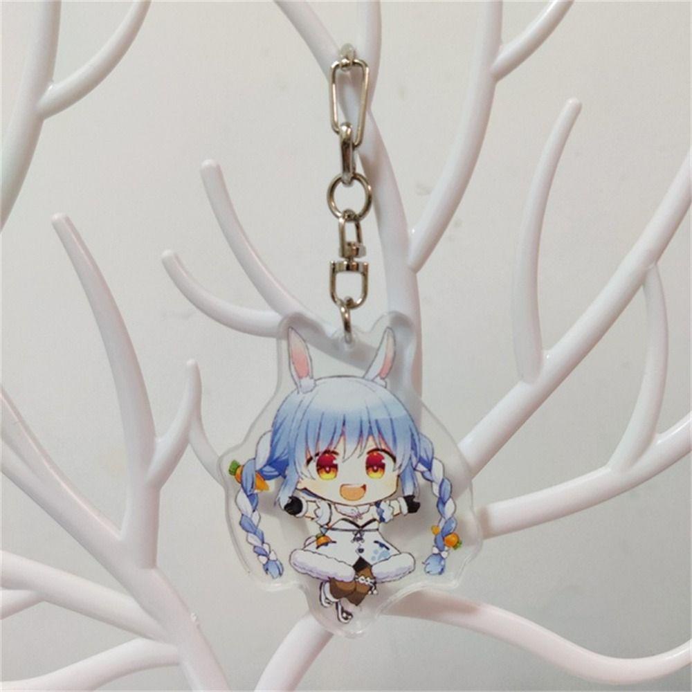 Gantungan Kunci Hololive Agustinina 6cm Mainan Kado Ookami Mio Vtuber Murasaki Shion Gawr Gura Hololive Keyring