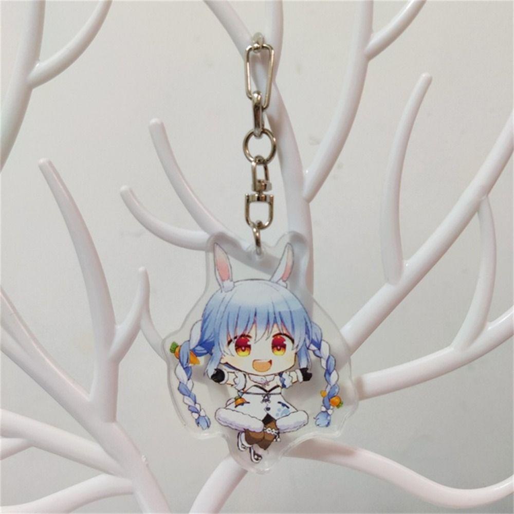 Gantungan Kunci Hololive Agustinina 6cm Mainan Kado Ookami Mio Vtuber Murasaki Shion Gawr Gura Hololive Keyring