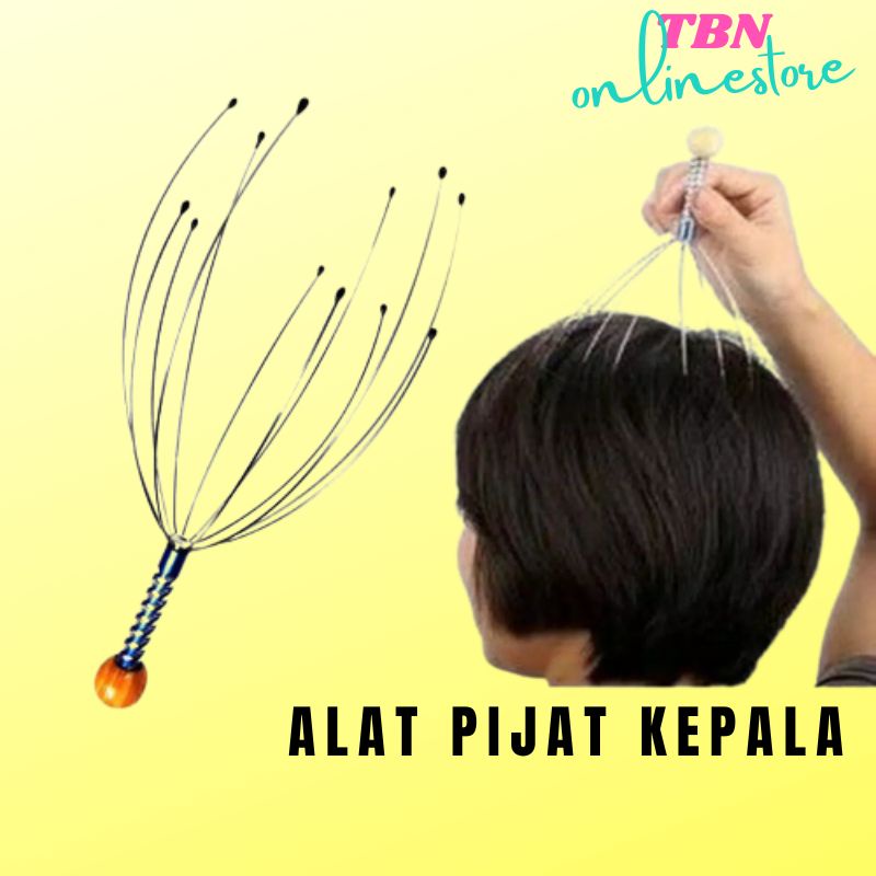 Alat pijat kepala Bokama - Alat Terapi kepala Tanpa Listrik Terapi Head Massage