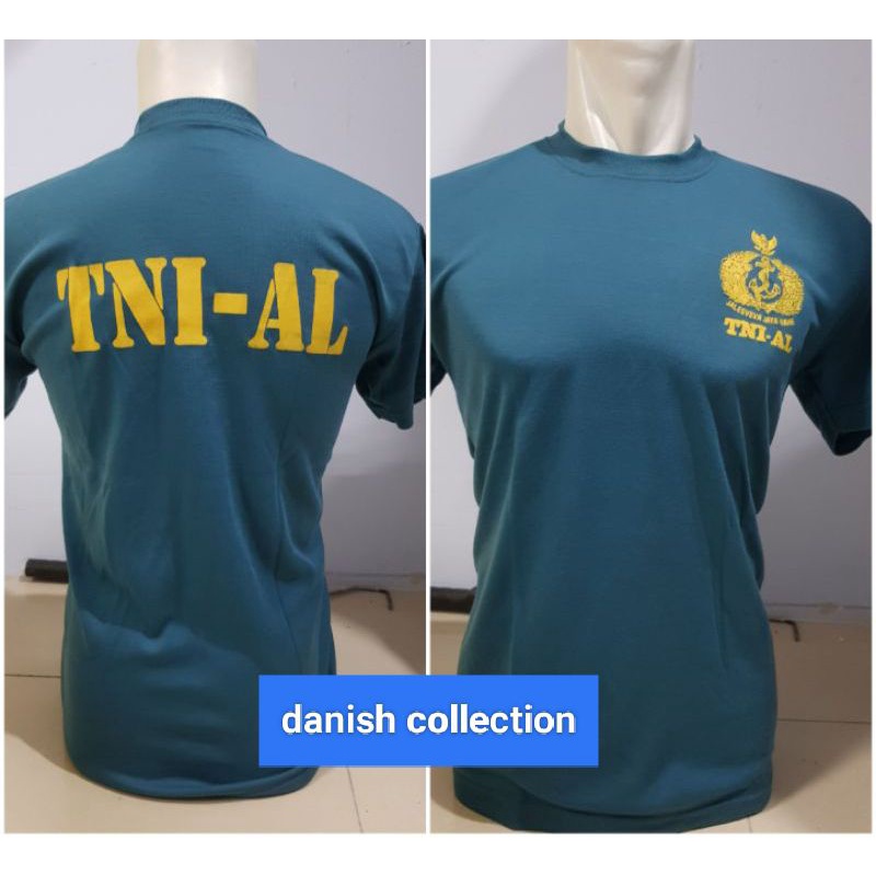 kaos pendek TNI AL