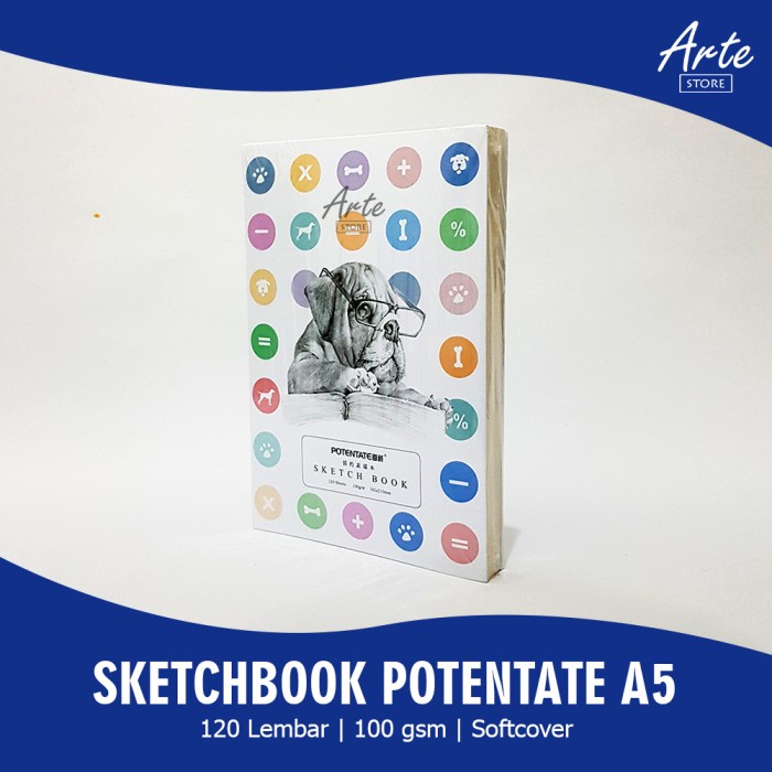 

Sale Buku Sketsa - Potentate Sketchbook A5 White Softcover Promo