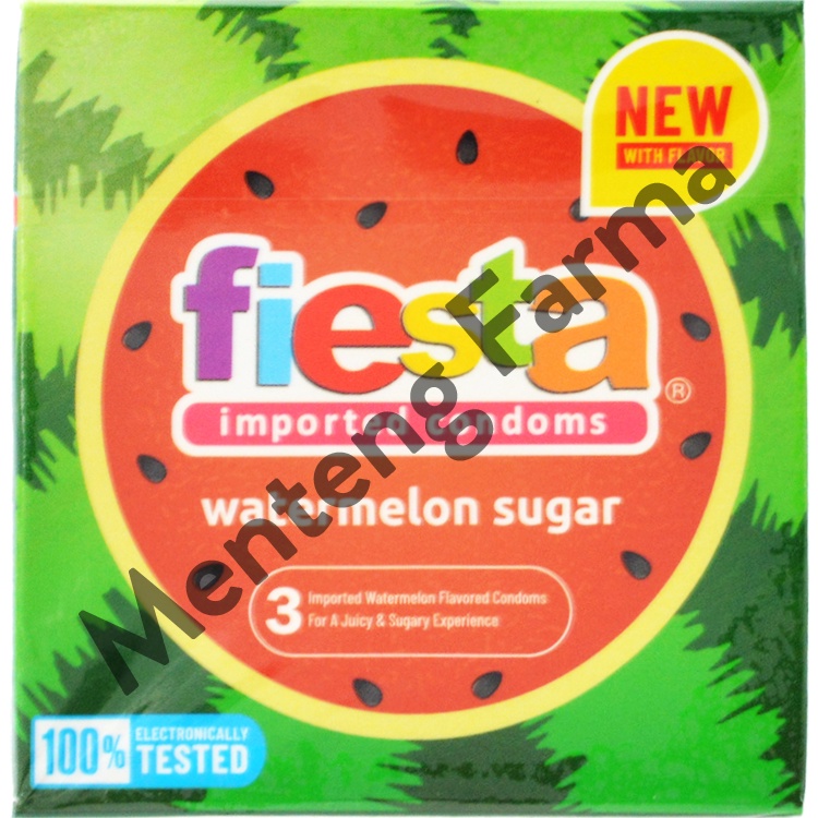 Kondom Fiesta Watermelon - Aroma dan Rasa Semangka Manis