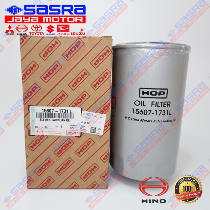 Oil Filter/Oli - NA, RKT - HINO GENUINE (15607-1731L)