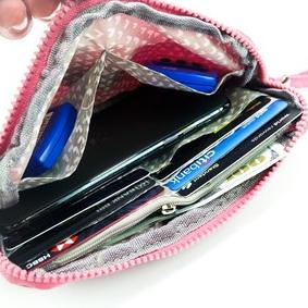 Ready Grosiran POUCH HP / DOMPET HP IMPORT 1 RESLECTHING / KIP  28617 / DOMPET NYLON WANITA IMPORT