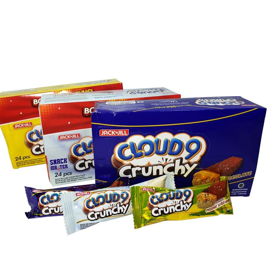 

✨10.10✨ COD Cloud9 Crunchy Jack n Jill - Netto 24pcs x @15 gr (Extra 2 pcs/BOX) buruan