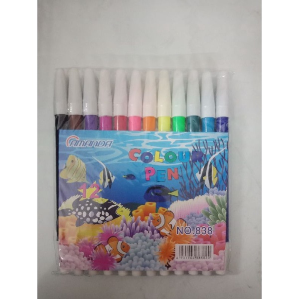 

Spidol Amanda 12 Color No.838