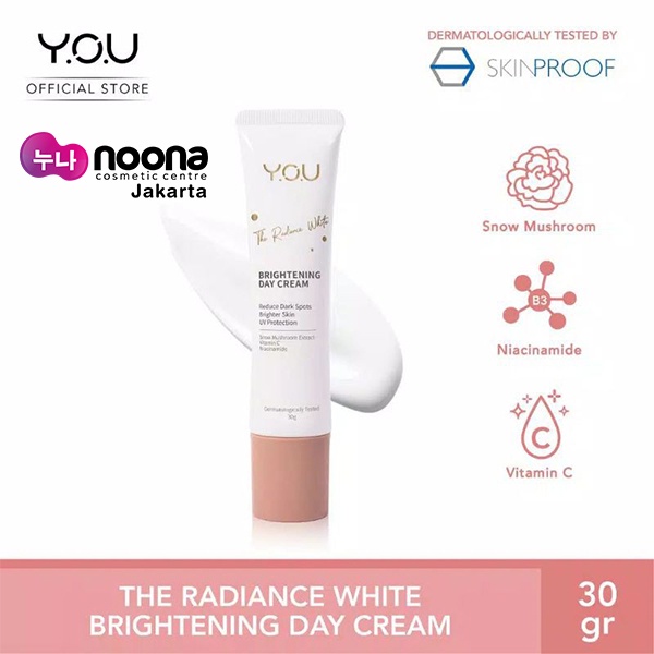 YOU THE RADIANCE WHITE ADVANCED DAY CREAM 30GR