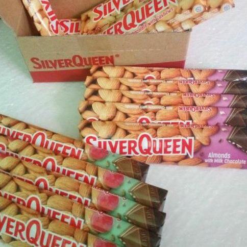 

limited Edition✔️SILVERQUEEN 25 GR/GRAM ISI 10 PCS EX 28GR, COKELAT SILVER QUEEN 25 GR UKURAN KECIL 10 PC X 25 GRAM MILK COKLAT ALMOND, MEDE, FRUIT, YOGURT, GREEN TEA|SQ2