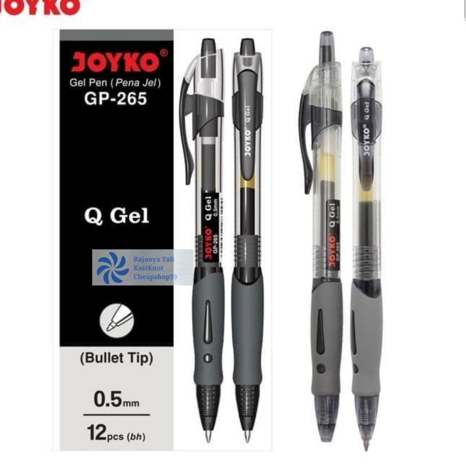 

Model baru - Pulpen Gel Pen Klik JOYKO GP-265 Q GEL Hitam 0.5 mm .. ..