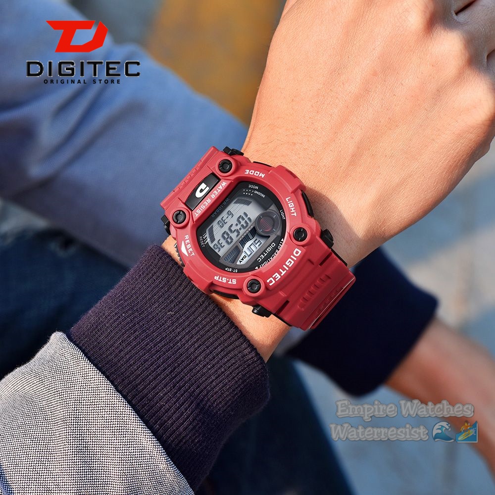 Jam Tangan Digitec DG5900T 5900 Pria Cowok Digital Strap Rubber Original Waterproof