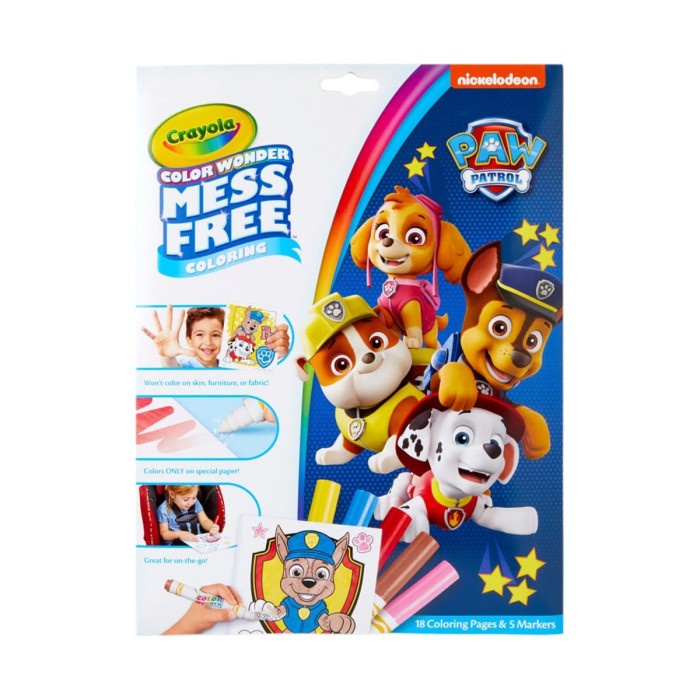 

Segera Miliki Crayola Color Wonder Mess Free Paw Patrol Coloring Pages & Markers Promo
