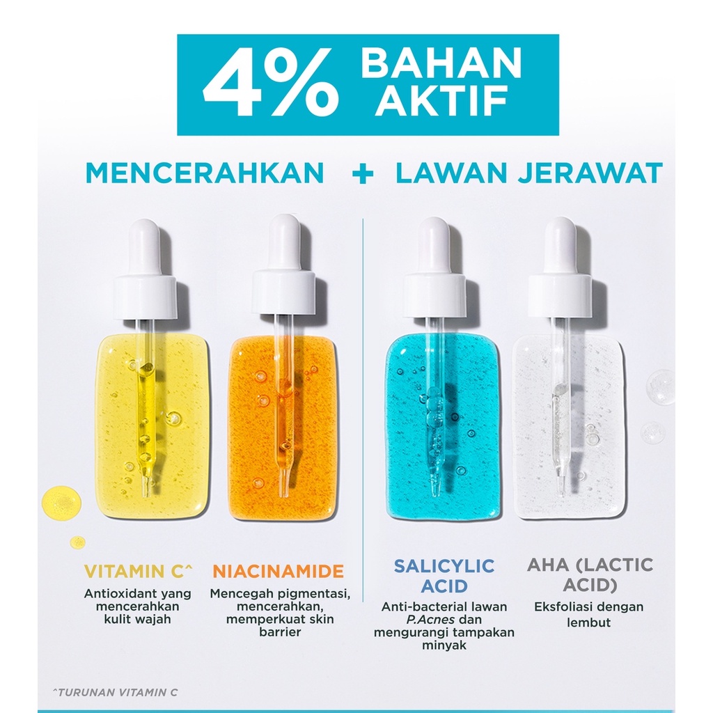 ★ BB ★ Garnier Bright Complete Anti Acne Booster Serum - Skincare Wajah Jerawat