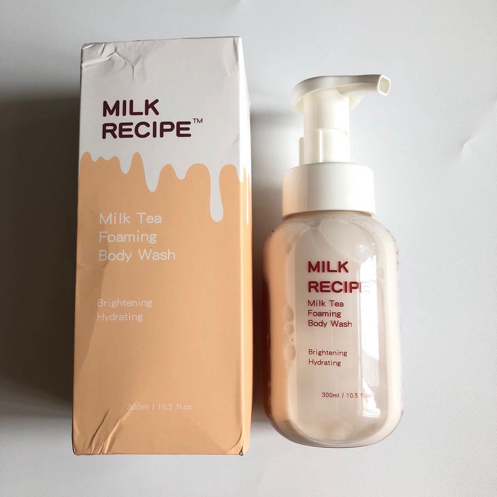 MILK TEA BODY WASH 300ML //MILK RECIPE