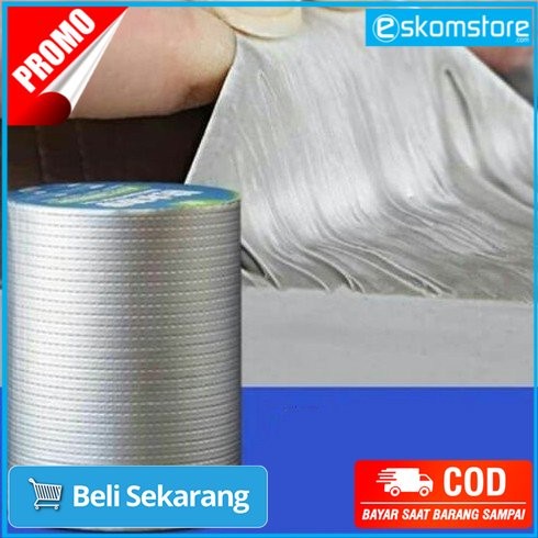 

Lakban Aluminium Foil Butyl Super Adhesive Duct Tape Waterproof- LS549