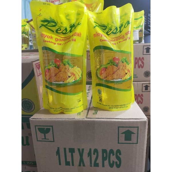 

Minyak Goreng Resto 1 Liter SEKARTON isi12pcs EXP 2026