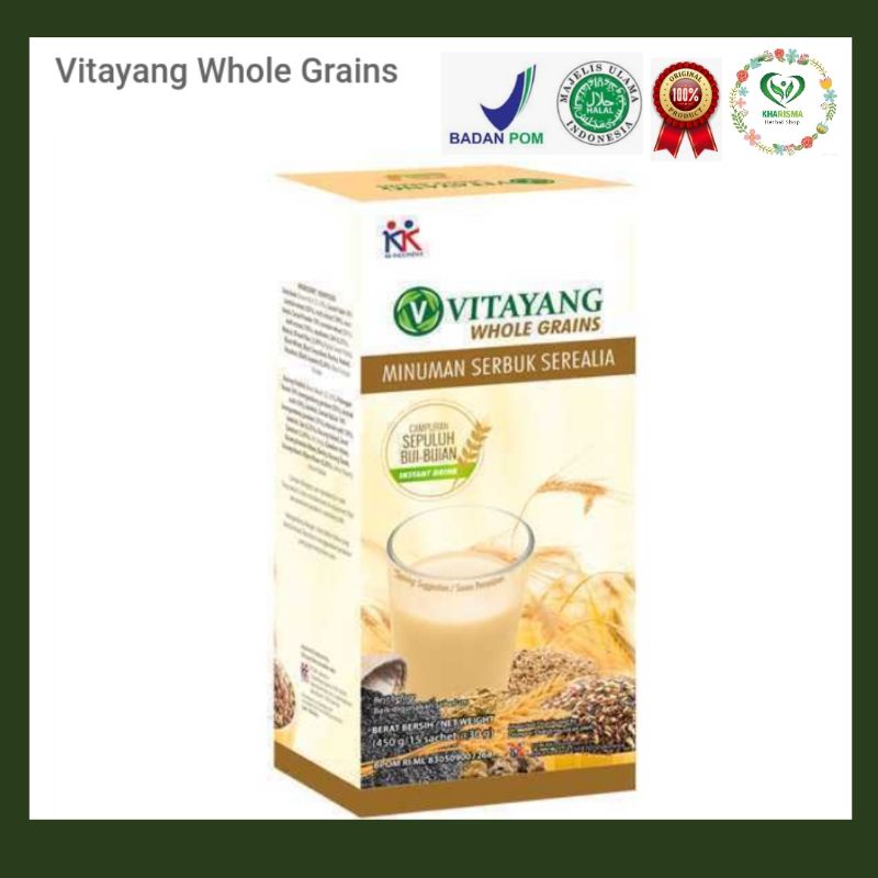 

KK VITAYANG Whole Grains Minuman Serbuk Serealia Padat nutrisi
