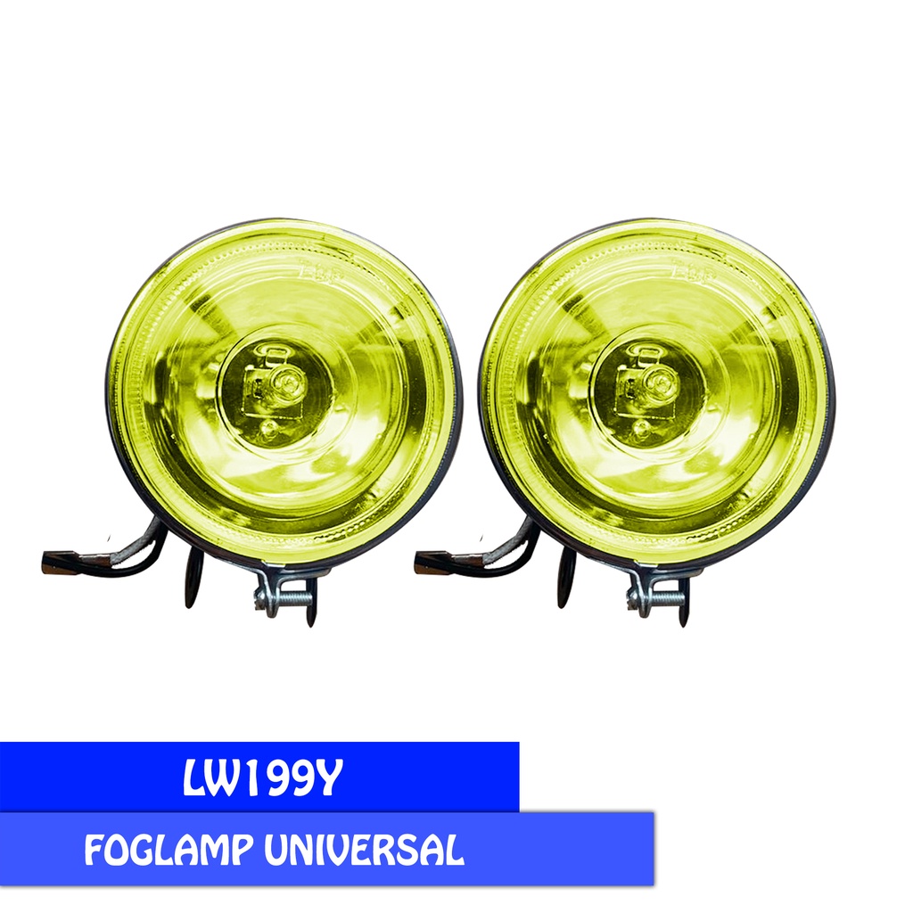 FOGLAMP / LAMPU KABUT UNIVERSAL LOWIN LW 199 KUNING