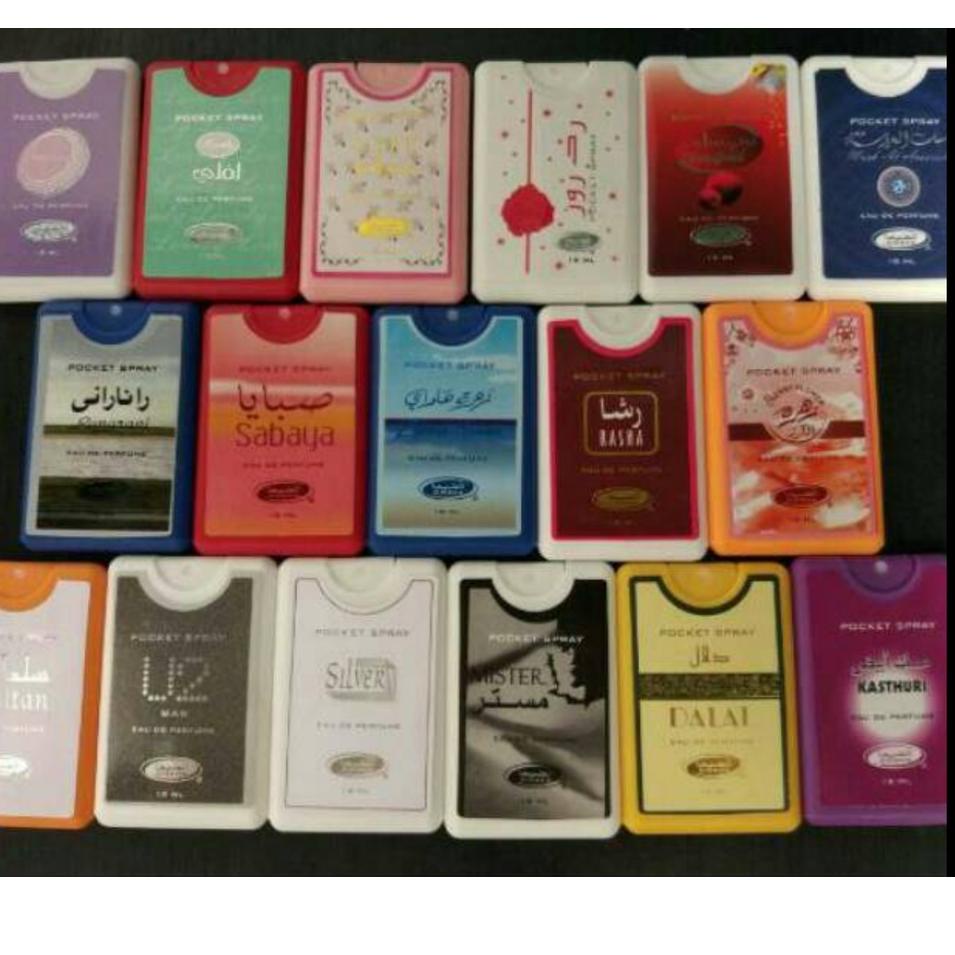 KODE-NH16 PARFUM PARFUME ARAB DOBHA POCKET SPRAY 18ML NON ALKOHOL Menarik✜