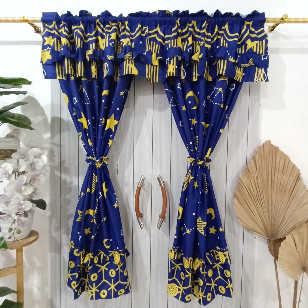 GORDEN PINTU SERUT tirai jendela panjang termurah motif baru doraemon