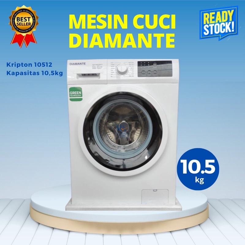 Mesin cuci Diamante Frontloading 10,5kg