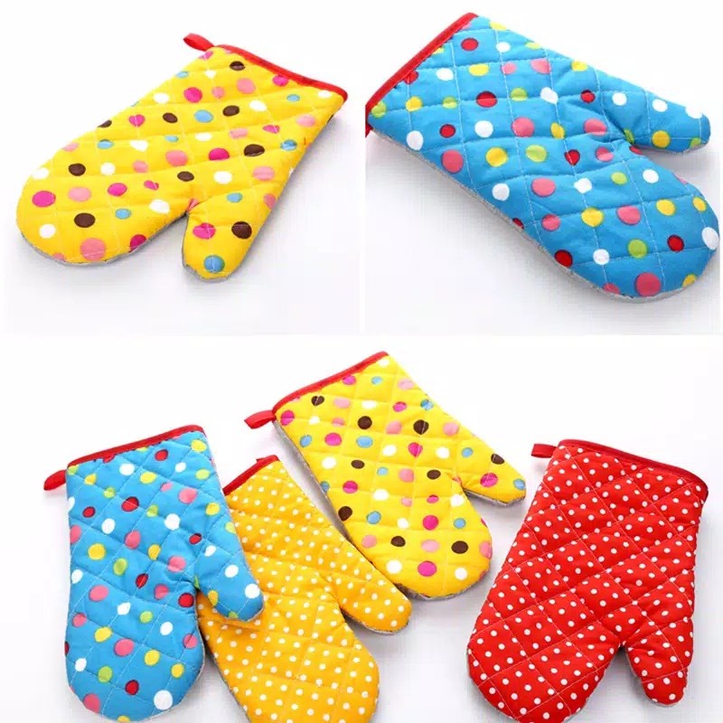 Sarung Tangan Oven Sarung Tangan Anti Panas Pelindung Tangan Memasak Kitchen Glove