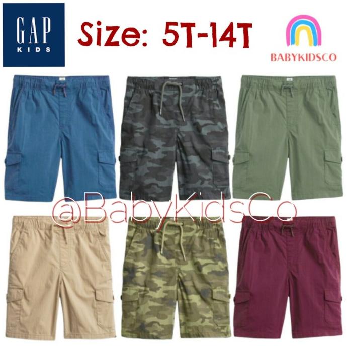 CELANA PENDEK ANAK LAKI CARGO GAPKIDS GAP KIDS CARGO SHORT PANTS KARGO