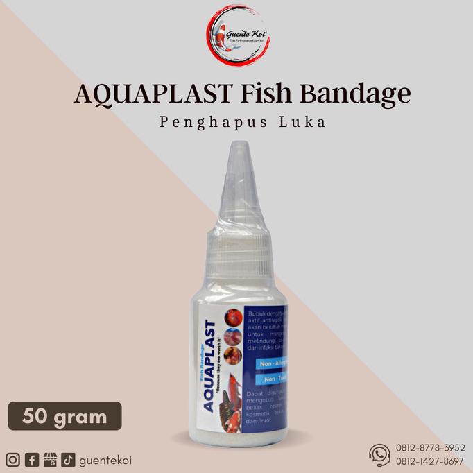 Aquaplast Fish Bandage Obat Luka Ikan Koi Arwana Ulcer Bakteri Aquamed