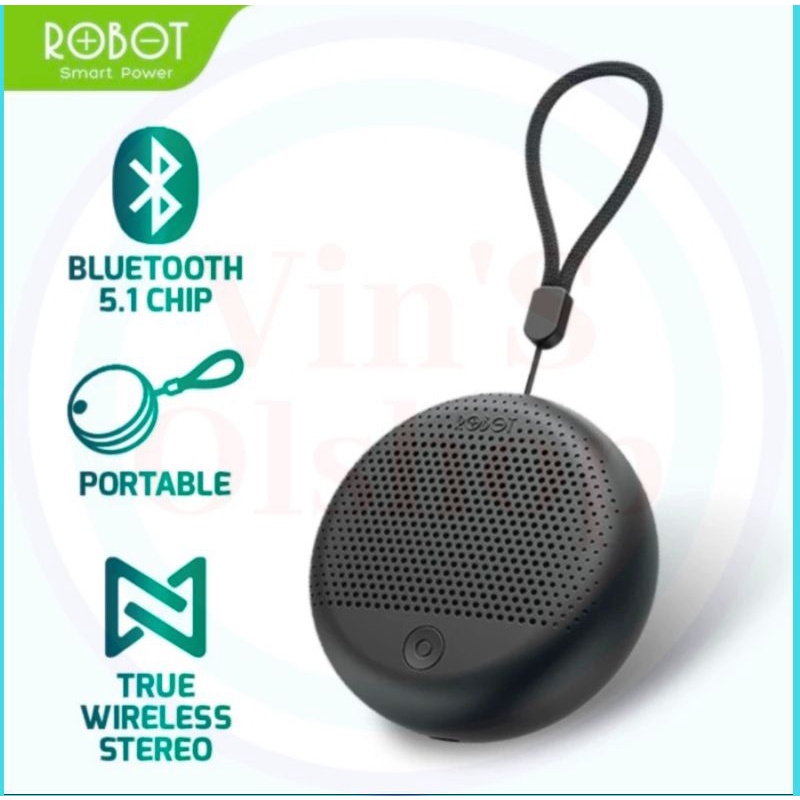 Speaker Bluetooth Robot RB30 / Mini Speaker bluetooth 5.1 Robot Resmi
