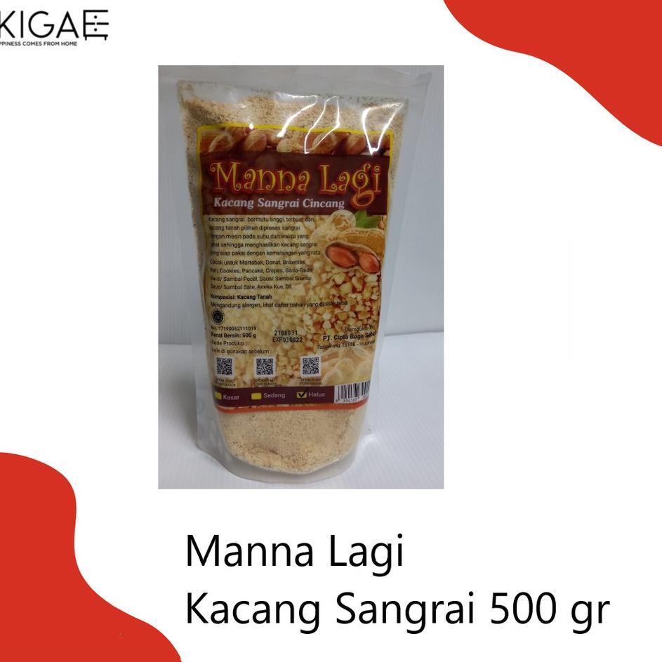 

Buruan pesan--MANNA LAGI KACANG SANGRAI SERBAGUNA 500 GR