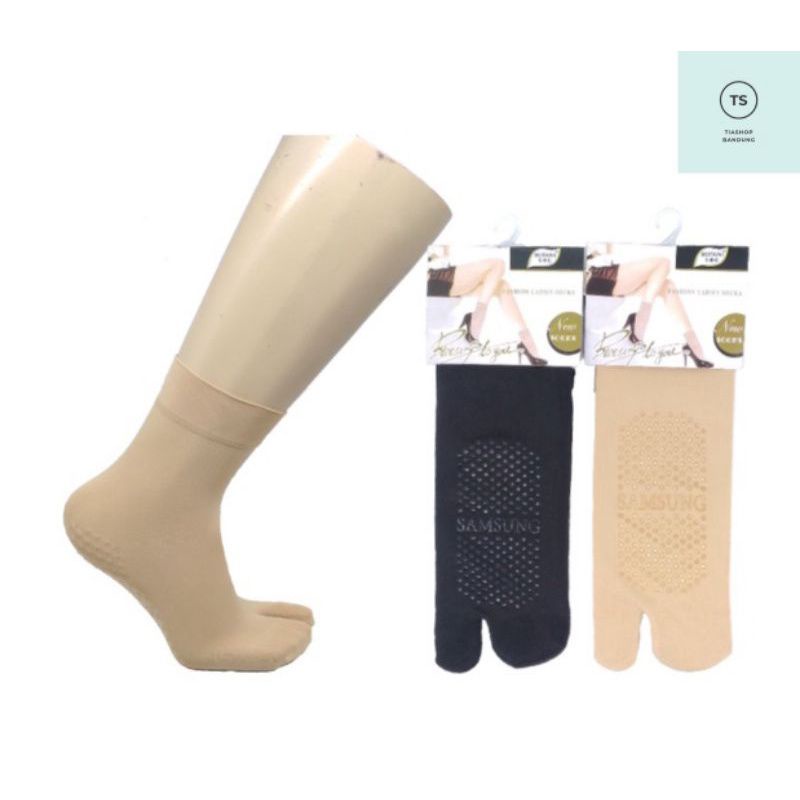 1 Lusin Kaos Kaki Stocking Jempol (S4) Antislip || Kaos Kaki Wanita || Kaos Kaki Jempol Pendek