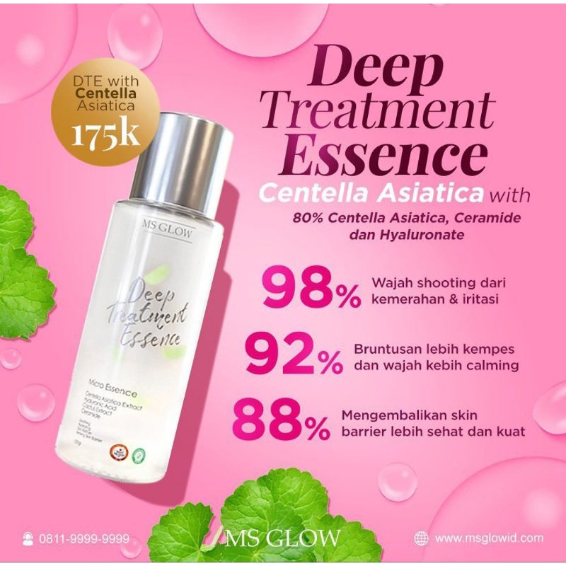 DTE MS GLOW(Centella Asiatica) 100% ORIGINAL UANG KEMBALI JIKA PALSU