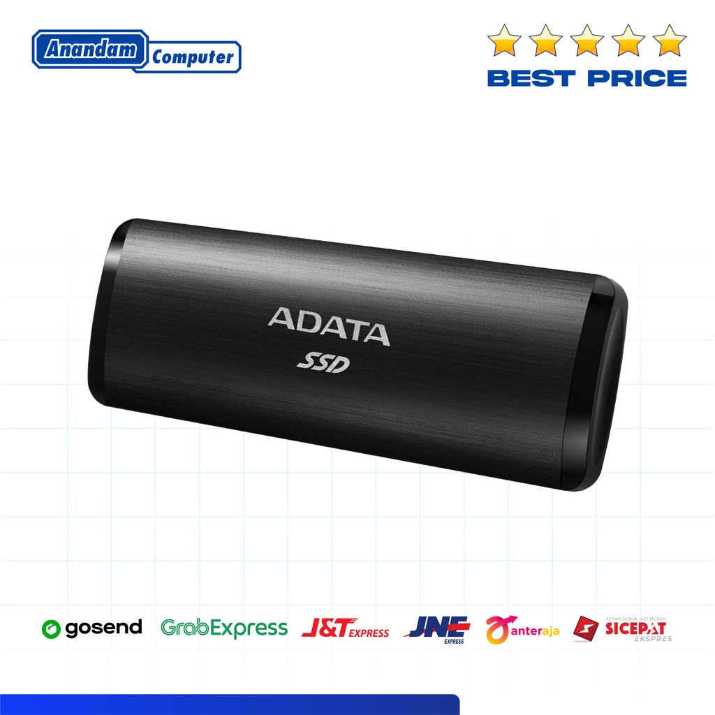 ADATA External SSD SE760 512GB USB 3.2 Type C Portable
