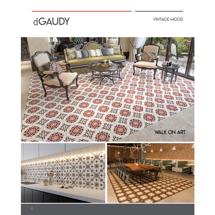 KERAMIK LANTAI 30X30 CM ROMAN GRANIT dGAUDY ROMBO GRADE A