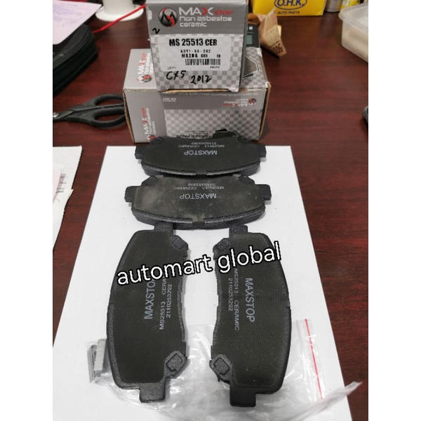 brake pad kampas rem depan mazda cx5 ceramic