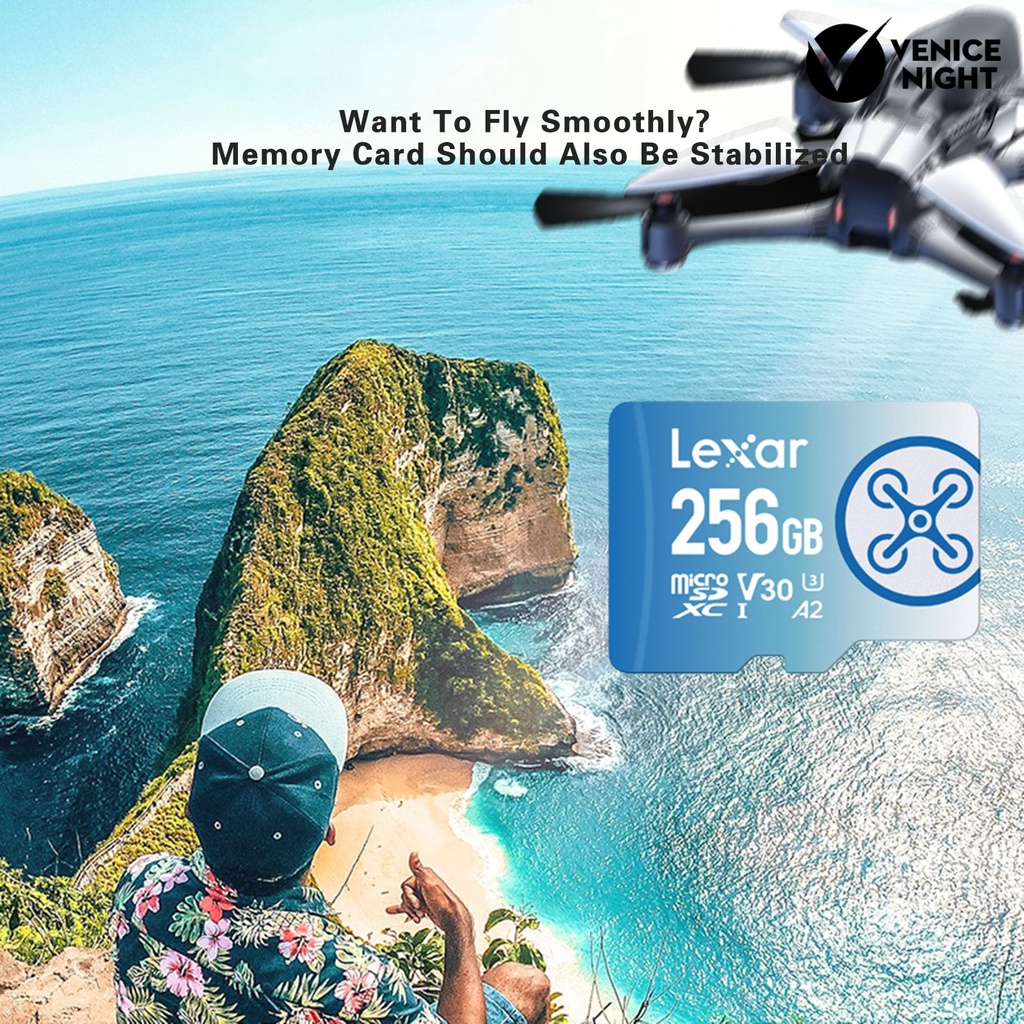 (SC) Memory Card U3 V30 A2 U3 V30 32GB / 64GB / 128GB / 256GB / 512GB Anti Air 160MB / S Untuk Drone