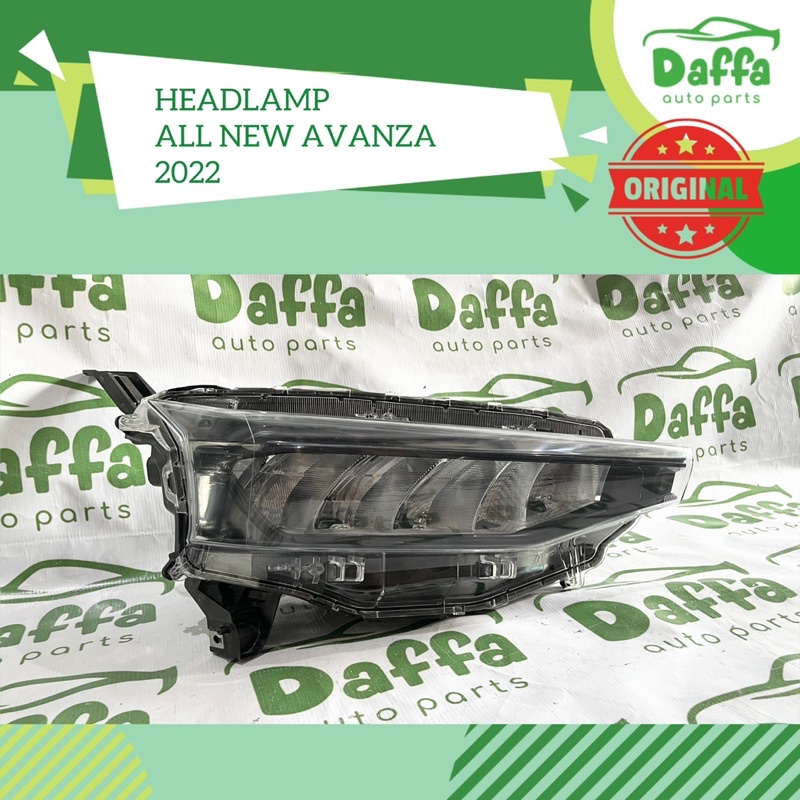 Headlamp Lampu Depan Utama Mobil Toyota All New Avanza 2022 2023 2024 2025 Original
