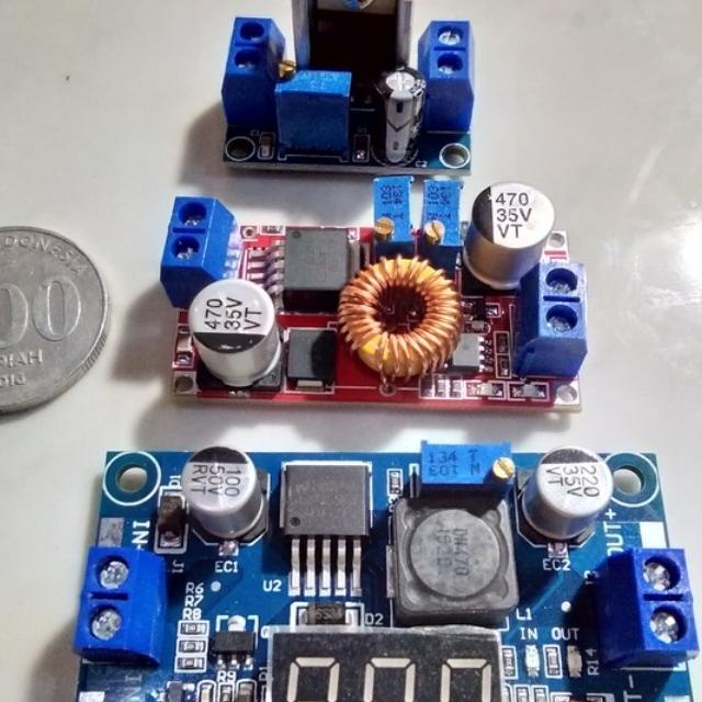 Murah XL4015 5A XL4015 DC-DC CC CV STEP DOWN LITHIUM CHARGER BUCK ADJUSTABLE POWER