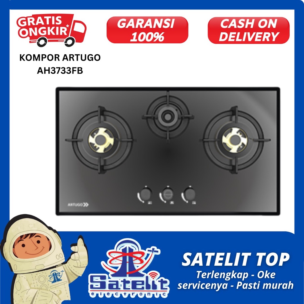 KOMPOR GAS / KOMPOR TANAM / KOMPOR LISTRIK ARTUGO AH3733FB / PROMO