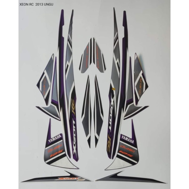 COD striping sticker lis YAMAHA XEON RC 2013 xeon karbu 2013 xeon lama 2013