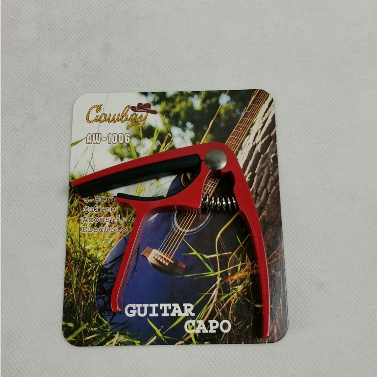 Capo Cowboy kapo gitar AW1006 penjepit guitar bass ukulele