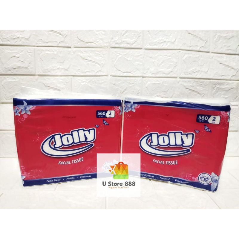 Tissue Jolly facial 560gram Tissue facial murah / Tisu facial jolly / Tisu Jolly Tisue Jolly murah