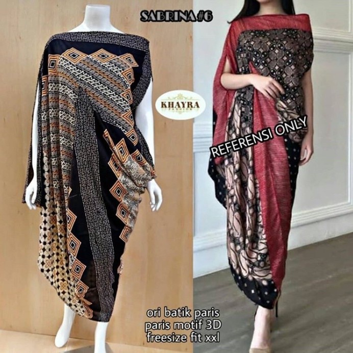 PROMO KAFTAN Dress Batik Gamis Kaftan Sabrina TERBARU TERMURAH OVERSIZE DEWASA JUMBO MURAH KONDANGAN