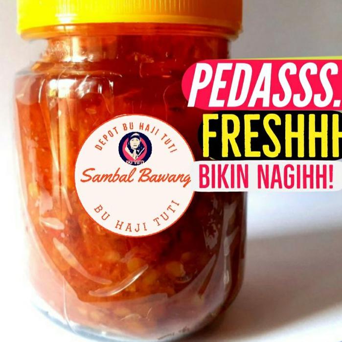 

BAYAR DITEMPAT✔️SAMBAL BAWANG KHAS BU HAJI TUTI PUJASERA NUSANTARA DIJAMIN KETAGIHAN|SQ4