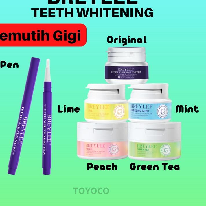 Berkualitas - Breylee Teeth Whitening Powder Pen Ori Braylee Breeylee Breleey Brylee Teeth Whitening