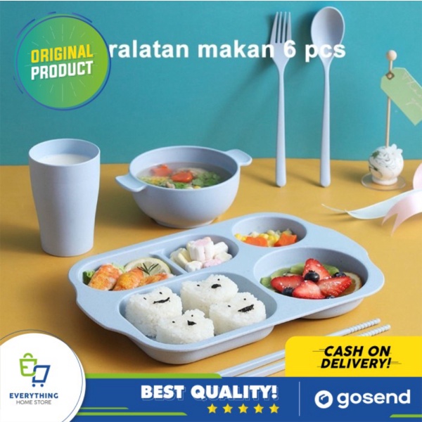 

Unik Kids Plate Set 6 PCS EHS Diskon