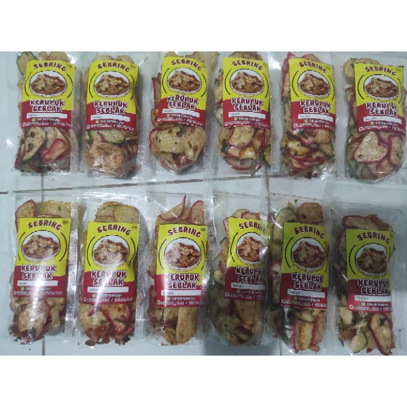 

Seblak kering SEBRING KERUPUK SEBLAK BANTAT ASLI JAWA BARAT