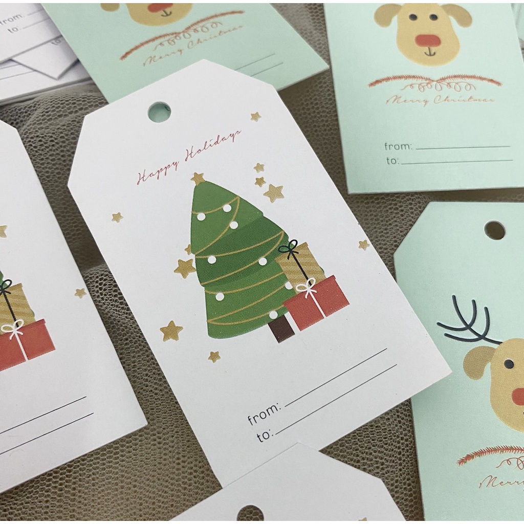 Hangtag | Hangtag Natal Merry Christmas | Gift Tag | Kartu Ucapan | Hampers | Kado | Souvenir | HangTag Christmas Natal hampers hangtag Label kartu ucapan natal