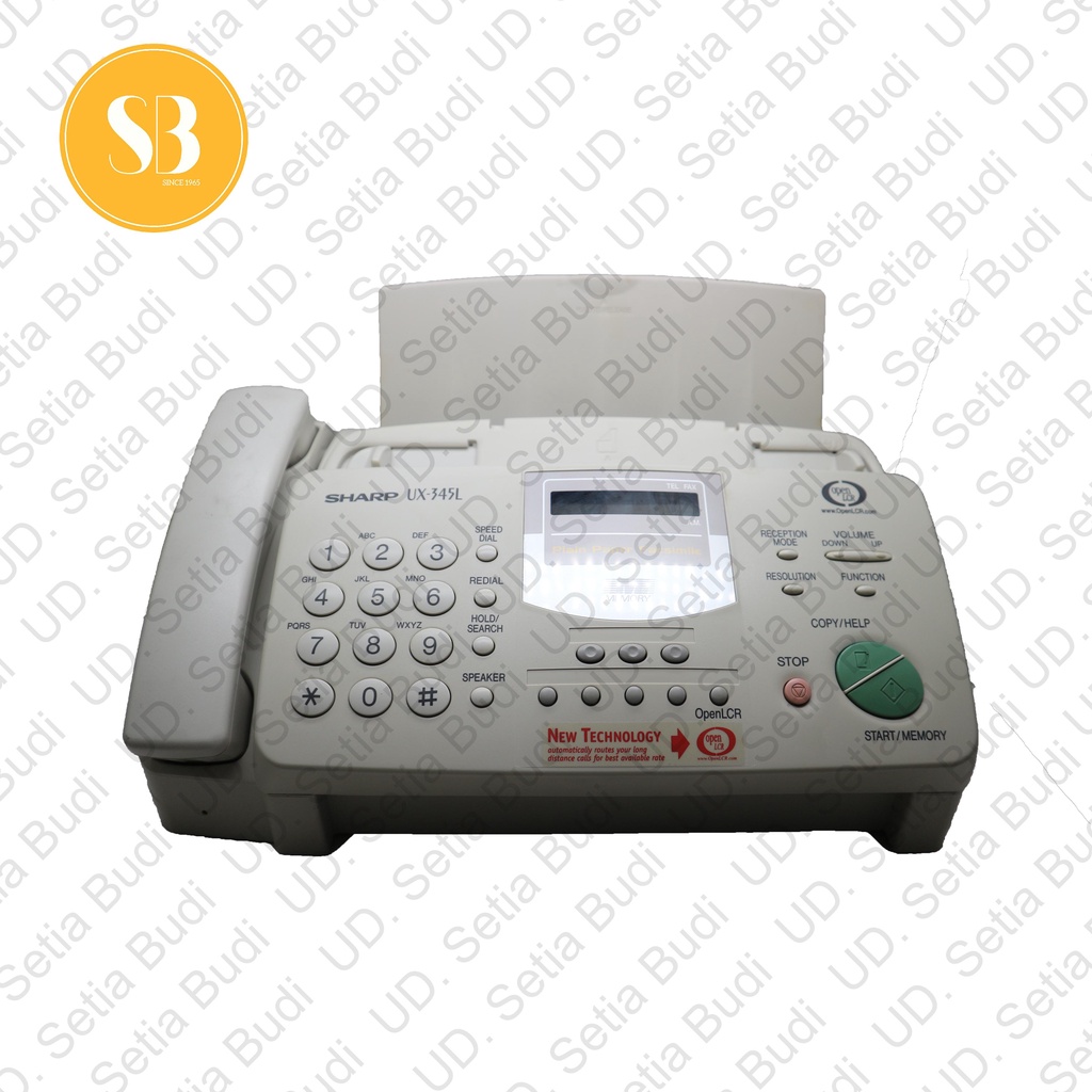 Mesin Fax Kertas Thermal Sharp UX-345L ( Refurbish )