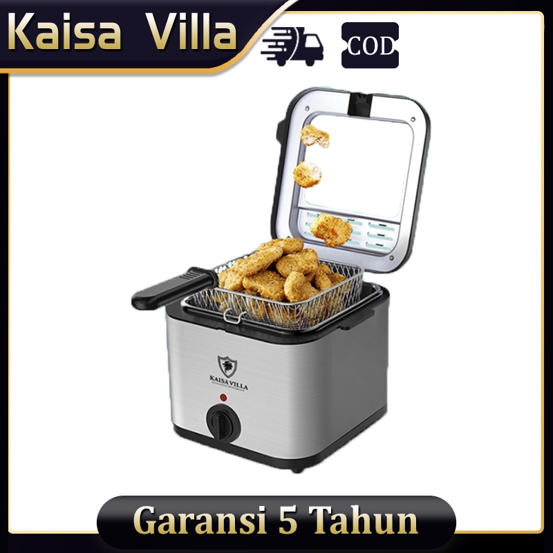 KAISA VILLA Deep Fryer Listrik 2.5L Penggoreng Listrik