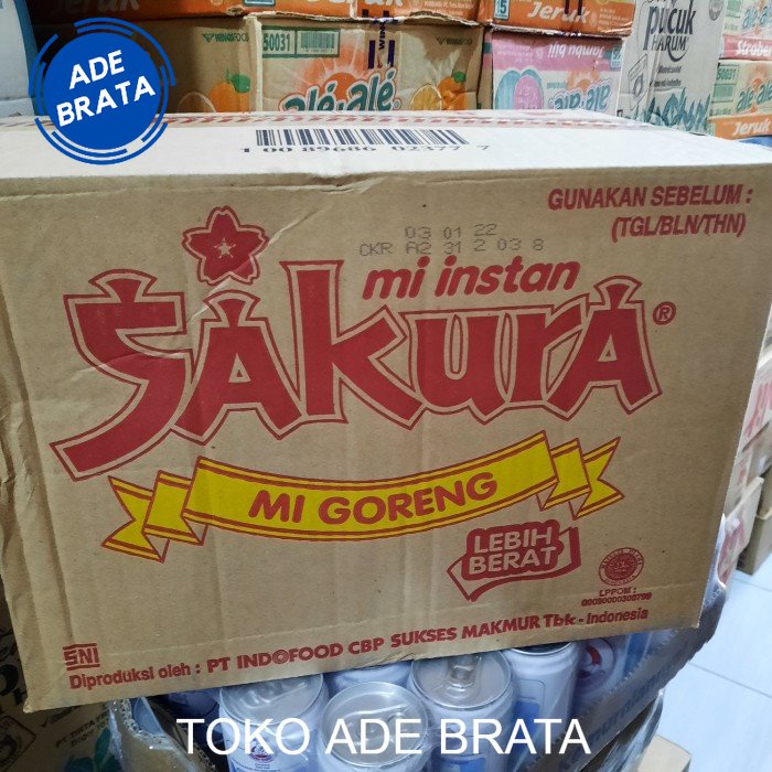 

mie sakura goreng 1 dus isi 40